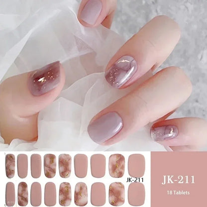 16/20Tips Semi-Cured Nail