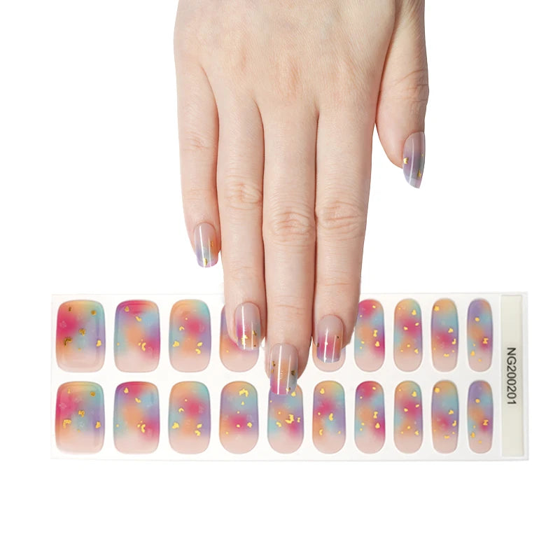Gradient Semi-Cured Nail