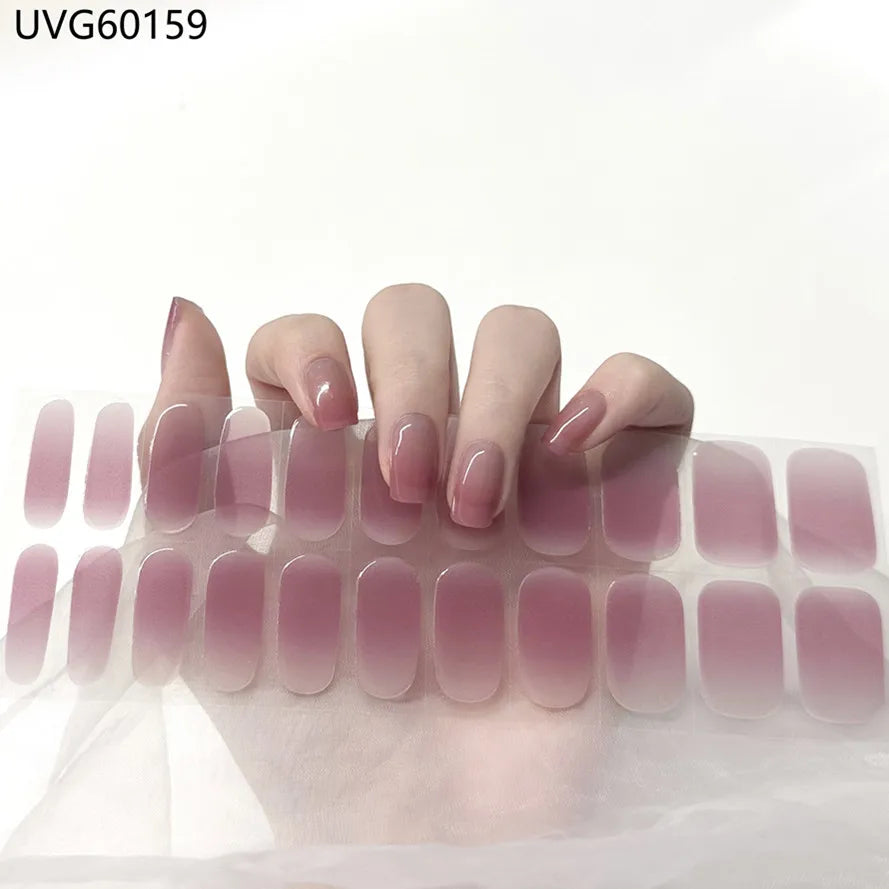 Gradient Semi-Cured Nail