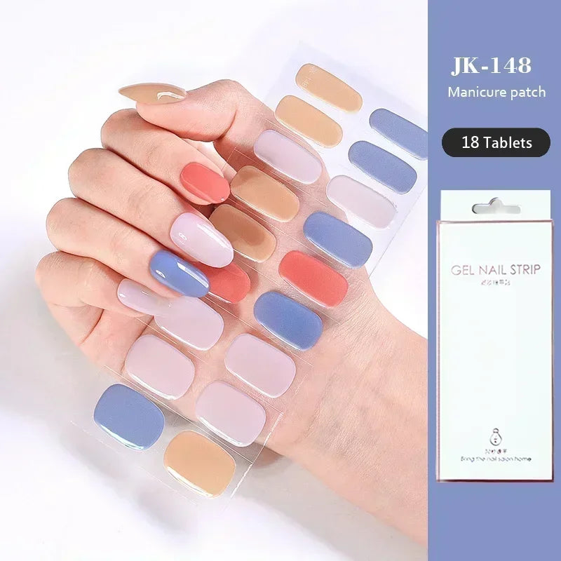 Gel Nail Stickers for UV Lamp