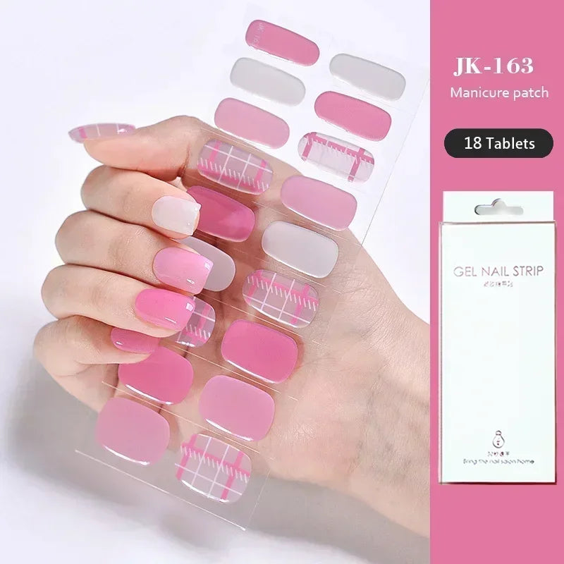 Gel Nail Stickers for UV Lamp
