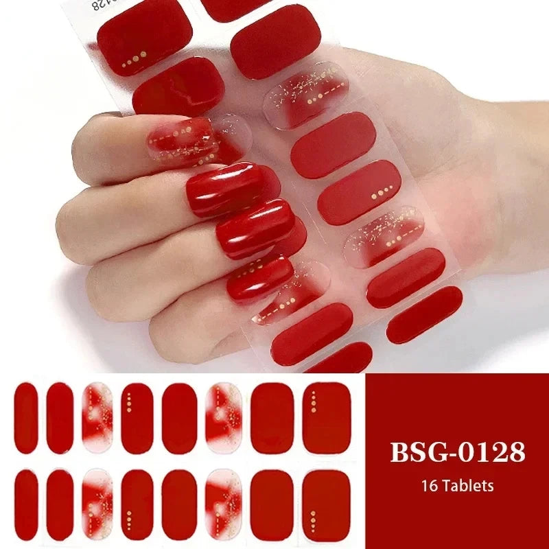 Gradient Semi-Cured Nail