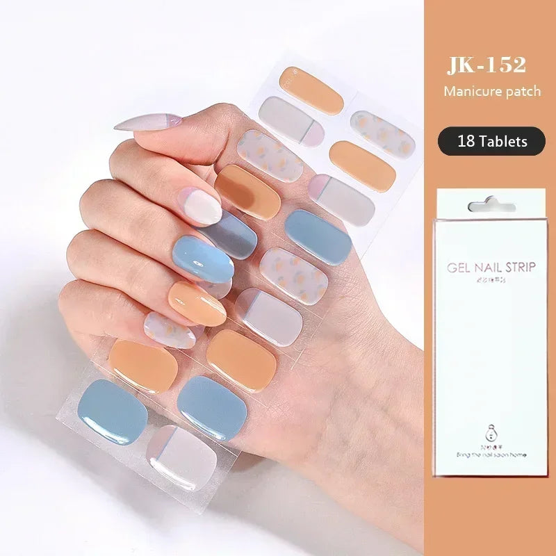 Gel Nail Stickers for UV Lamp