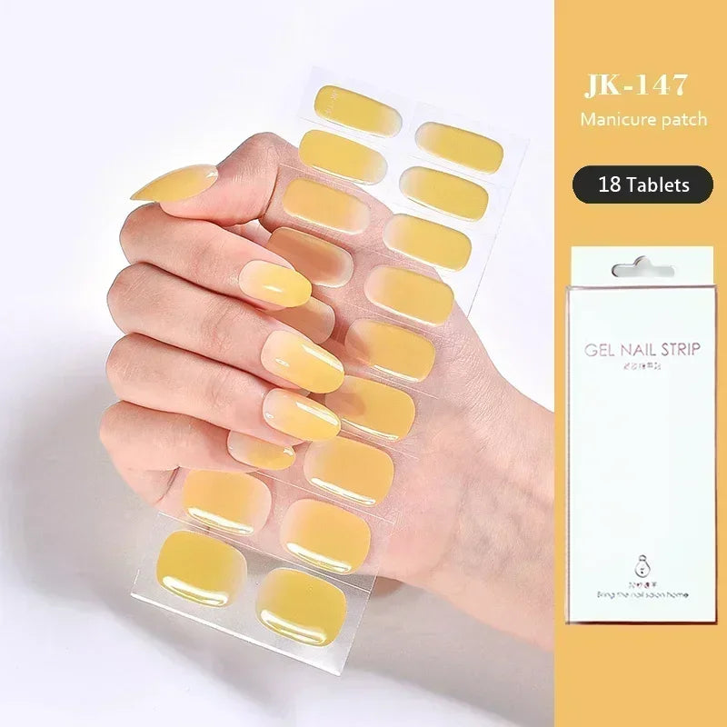 Gel Nail Stickers for UV Lamp