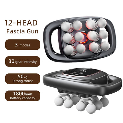 42-Heads Fascia Gun High-Frequency Vibration Body Massage