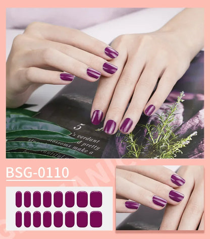 16/20Tips Semi-Cured Nail